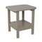 Flash Furniture Brown 2 Tier Adirondack Style Patio Side Table LE-HMP-1035-1517H-BR-GG - alternate 3